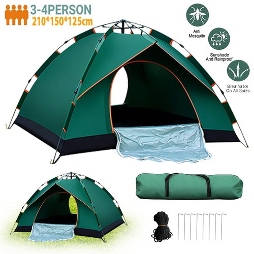Automatic pop camping - pop, tent