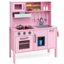 Wooden Play Kitchen Set with
