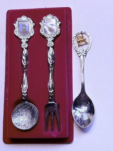 Lot souvenir spoons fork - lot, 3