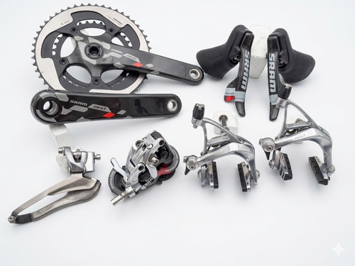 Sram red 2x10 road groupset - red,