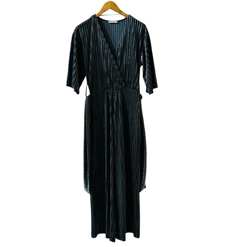Zara velvet ribbed wide - wide, leg