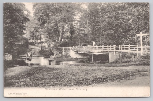 Postcard antique horse cart