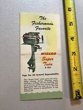 Vintage Wizard Super Twin Boat