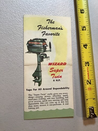 Vintage wizard super twin - super, boat