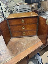 ANTIQUE  COLLECTORS - SPECIMEN CAMPAIGN CABINET