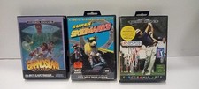 sega megadrive 3 empty cases