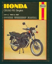 Honda CB250RS (80-81) Haynes Service Repair Shop Manual Book CB 250 RS RSA FW06