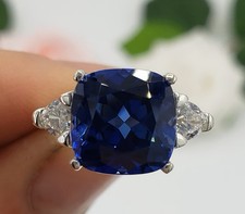 7.50 ct Cushion Cut Natural