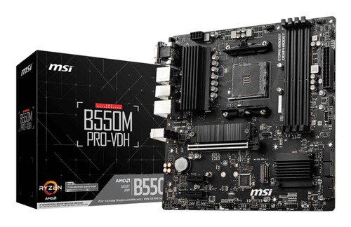 Msi b550m pro vdh motherboard - b550m,