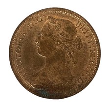 1887 Half Penny Coin | Young