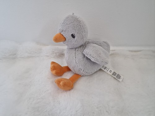 Duck bird soft toy - grey, &
