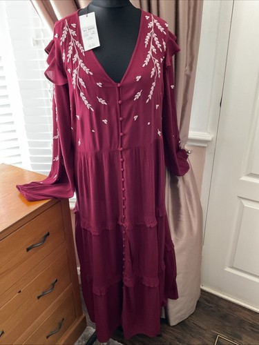 Beyou embroidered frilled boho - beyou,