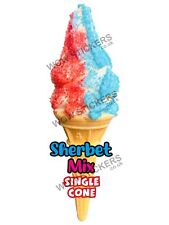 Ice cream van sticker Sherbet