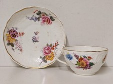 Molded Porcelain Cup & Saucer, Pattern No. 2403, Minton Copies Nantgarw, Swansea