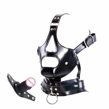 Faux Leather Hood Collar