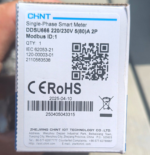 Chint ddsu666 single phase - chint, single-phase