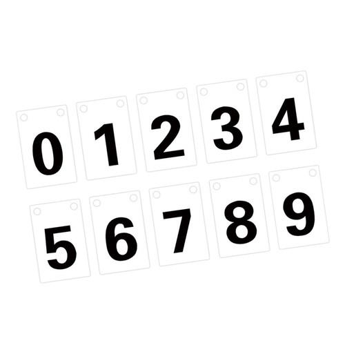 Score keeper numbers 9 - numbers, 0-9