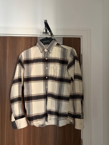 Muji men grey check - muji-men's, shirt