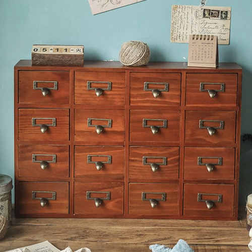 Vintage wooden chest - vintage,