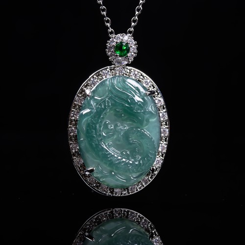 Myanmar jadeite dragon - myanmar,