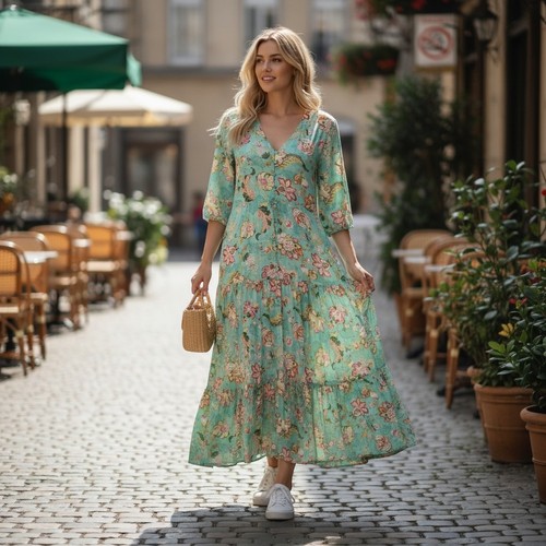 Sunday amor floral maxi - floral,