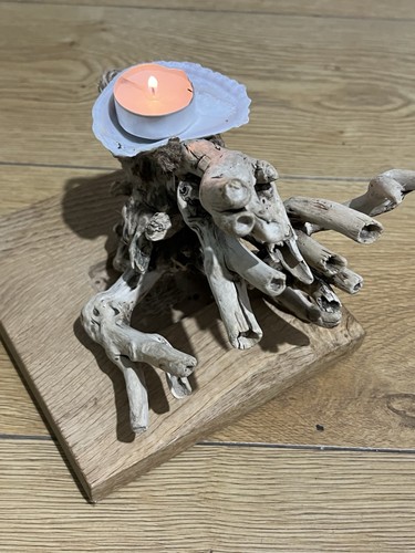 Driftwood sculpture with - sculpture,