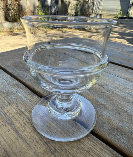Antique english glass rummer - english,