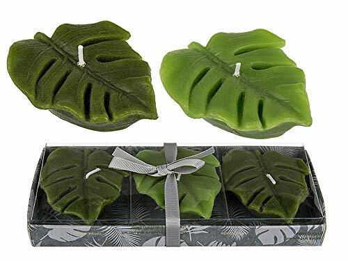 Leaf candles set - 3,