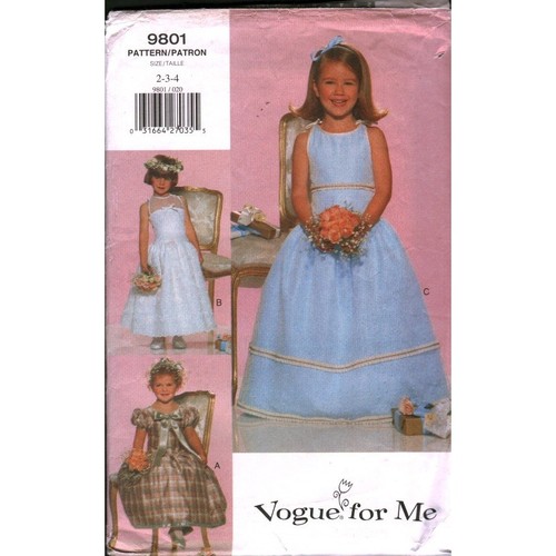 Vogue 9801 girls - vogue,