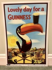 Pyramid Guinness Hologram Poster ‘Lovely Day For Guinness’ 57 x 47cm Print Art