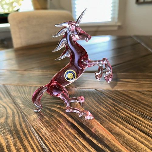 Murano glass unicorn in - glass, 6