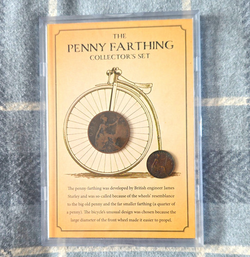 Penny farthing collector - penny,