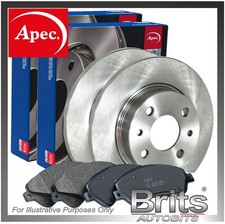 Apec Blue Rear Brake Discs and