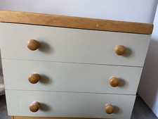 3-Drawer Chest of Drawers Unit Storage for Bedroom Living Room