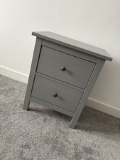Ikea Hemnes Grey Bedside Table , Very Slight Imperfection (see Photos)