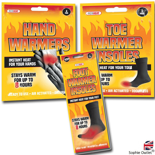 Toe foot warmer insoles - warmer, hand