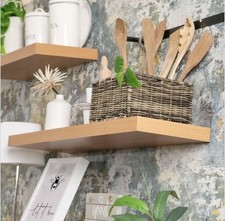 Natural Beech Floating Wall