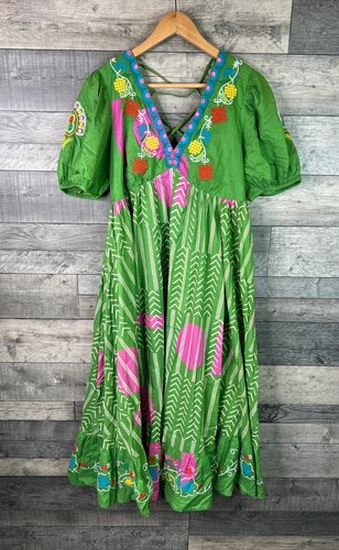 Monsoon embroidered midi - midi, dress