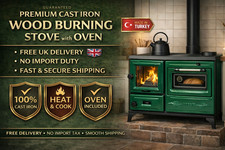 Premium Cast Iron Wood Burning
