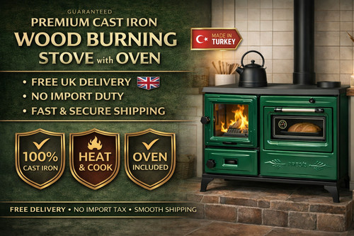 Premium cast iron - cast, wood