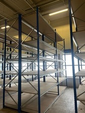 Apex Longspan Shelving 2 Joined Bays with 6 levels per Bay!