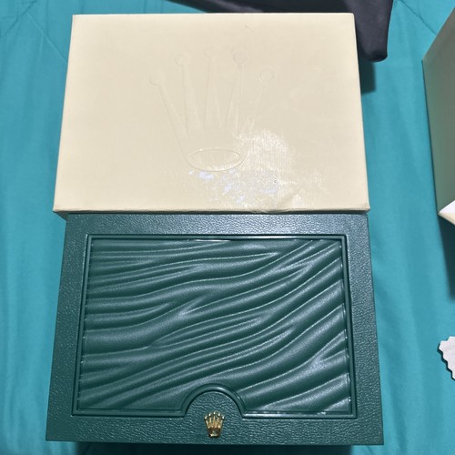 Empty rolex rectangular green - empty,