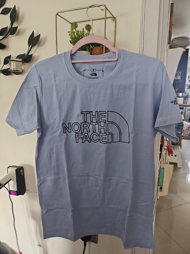 Light blue north face tshirt - blue,