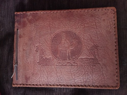 Vintage empty leather - empty,