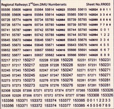 OO Gauge Waterslide Transfers