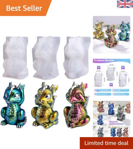 Enchanting dragon resin molds - dragon,