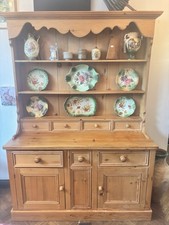 Country pine dresser base - country,
