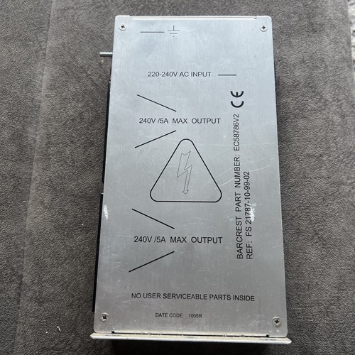 Barcrest working power supply - working,