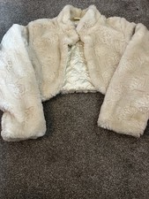 Girls' Monsoon Faux Fur Bolero