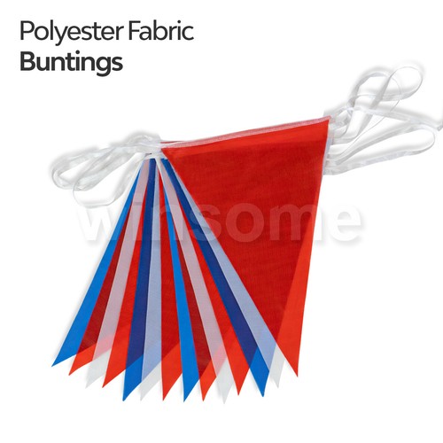 33ft 10m fabric bunting - 33ft/10m,